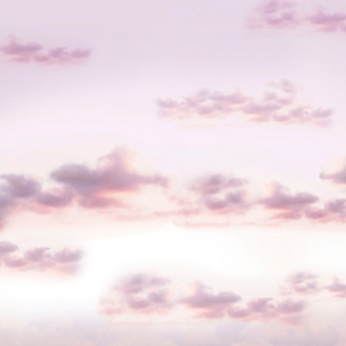 Hintergrund für Foto -und Film mit rosa Pastell Wolken vom Atelier Grüneberg